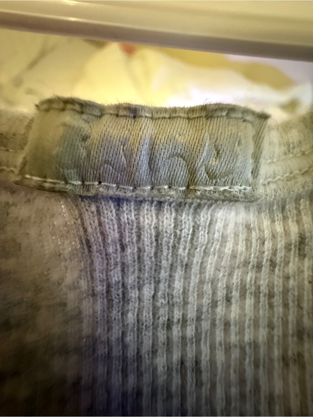 Skims Basic Ribbed Tank Top - Gray - Picture 3 of 3